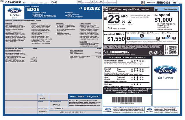 used 2018 Ford Edge car, priced at $16,495