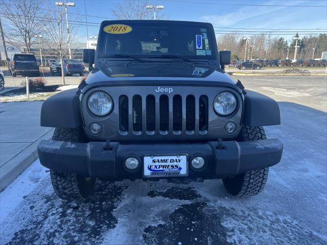 used 2018 Jeep Wrangler JK Unlimited car, priced at $25,182