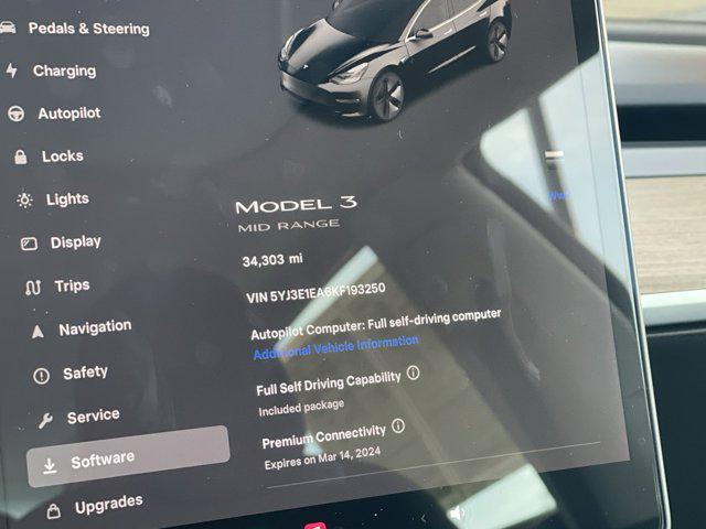 used 2019 Tesla Model 3 car