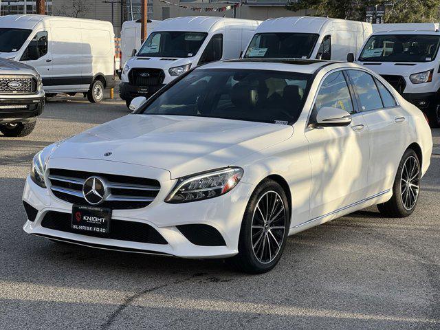 used 2021 Mercedes-Benz C-Class car, priced at $23,100