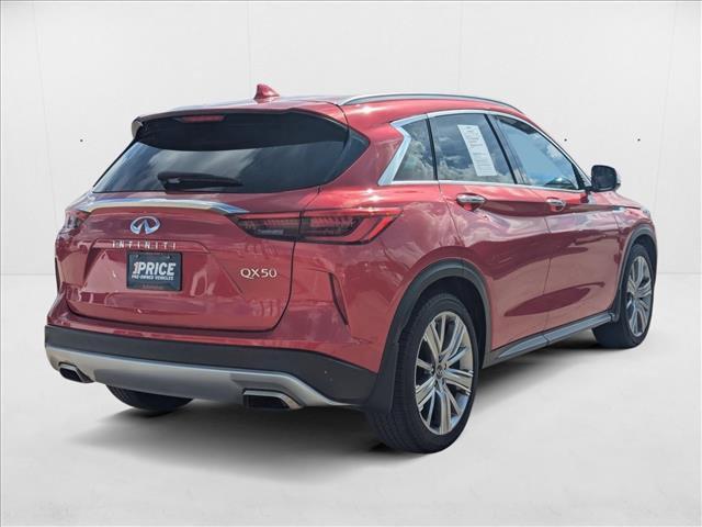used 2022 INFINITI QX50 car, priced at $29,425