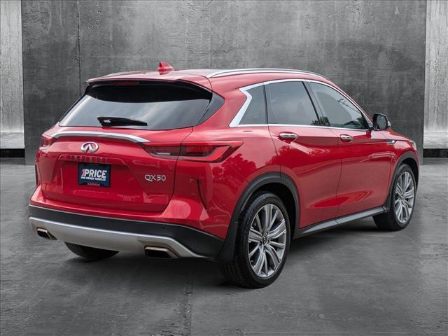 used 2022 INFINITI QX50 car, priced at $31,991