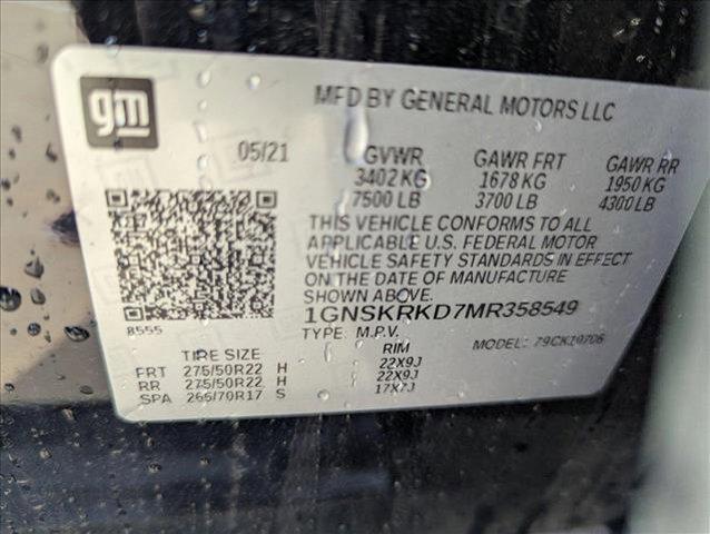 used 2021 Chevrolet Tahoe car, priced at $52,910