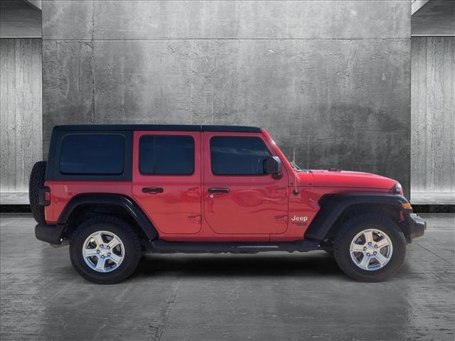 used 2018 Jeep Wrangler Unlimited car, priced at $25,513