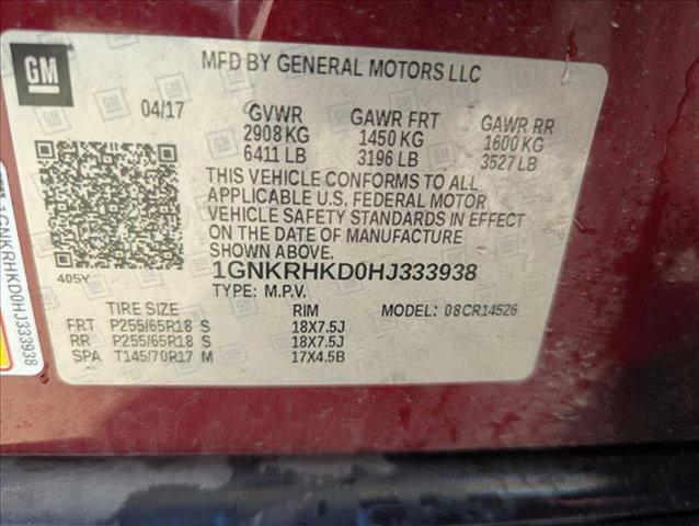 used 2017 Chevrolet Traverse car, priced at $11,614