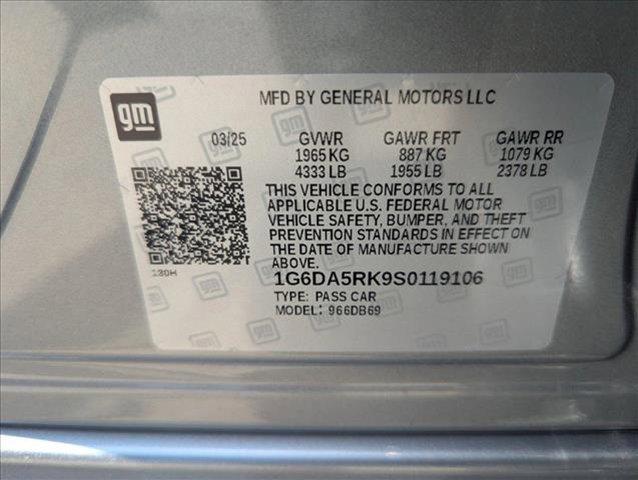 new 2025 Cadillac CT4 car, priced at $39,835
