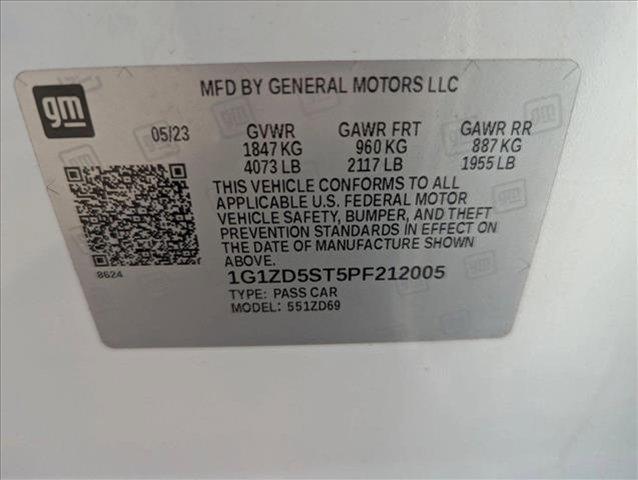 used 2023 Chevrolet Malibu car, priced at $20,602