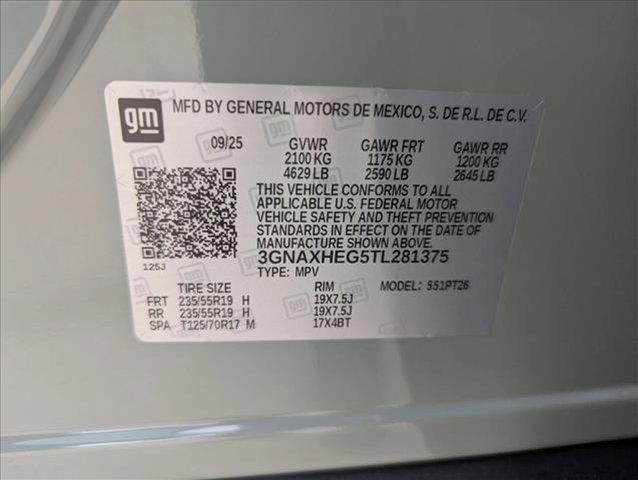 new 2026 Chevrolet Equinox car, priced at $34,415