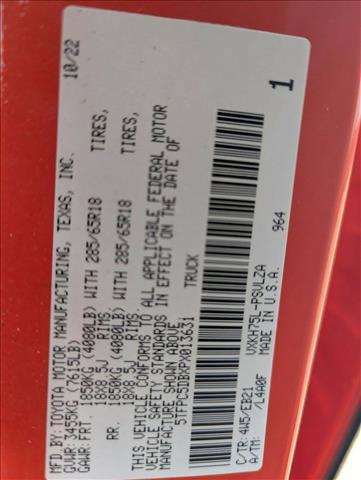 used 2023 Toyota Tundra Hybrid car, priced at $58,009