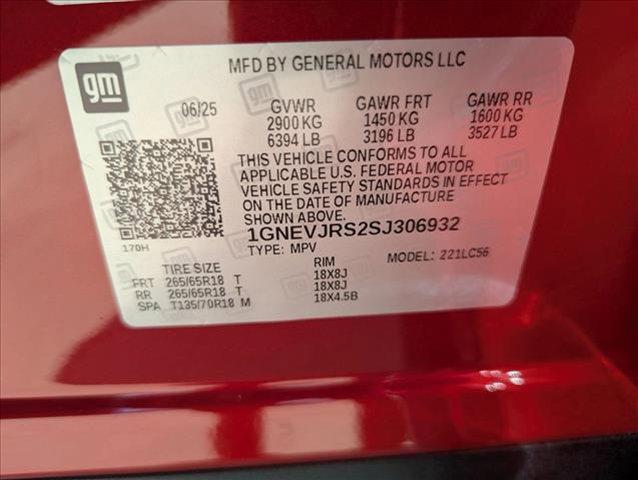 new 2025 Chevrolet Traverse car, priced at $51,995