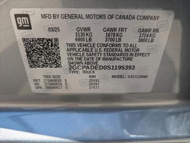 new 2025 Chevrolet Silverado 1500 car, priced at $56,480