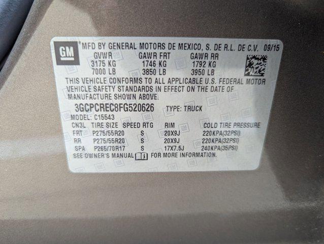 used 2015 Chevrolet Silverado 1500 car, priced at $20,930