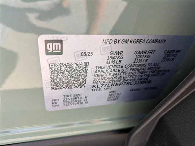 new 2025 Chevrolet Trax car, priced at $27,085