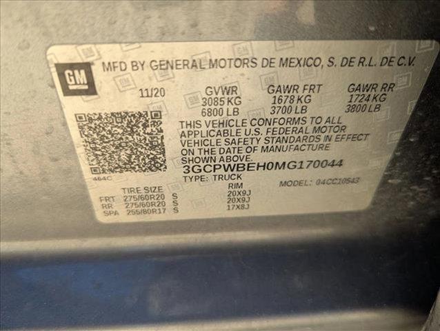 used 2021 Chevrolet Silverado 1500 car, priced at $25,991