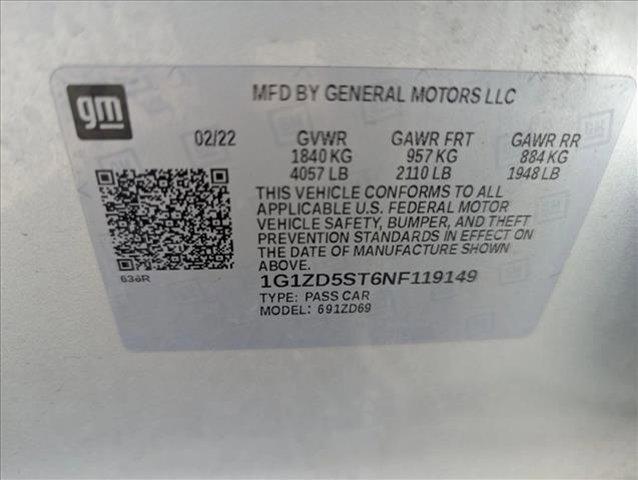 used 2022 Chevrolet Malibu car, priced at $17,561