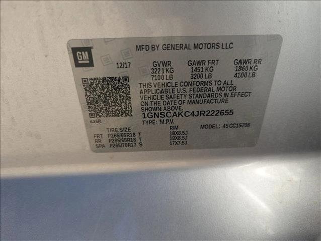 used 2018 Chevrolet Tahoe car, priced at $24,931