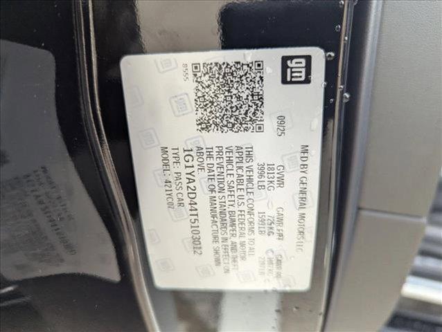 new 2026 Chevrolet Corvette car, priced at $74,480