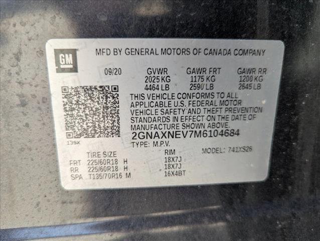 used 2021 Chevrolet Equinox car, priced at $20,010