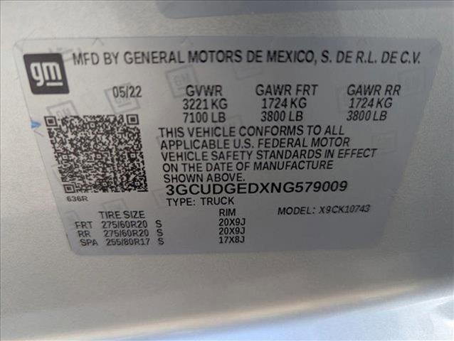used 2022 Chevrolet Silverado 1500 car, priced at $43,514