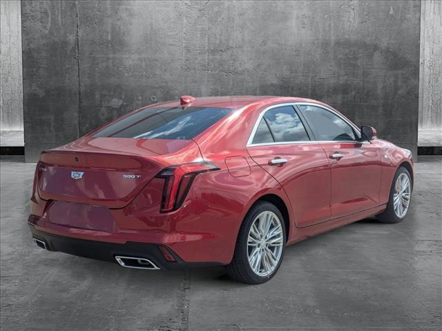 new 2025 Cadillac CT4 car, priced at $50,265