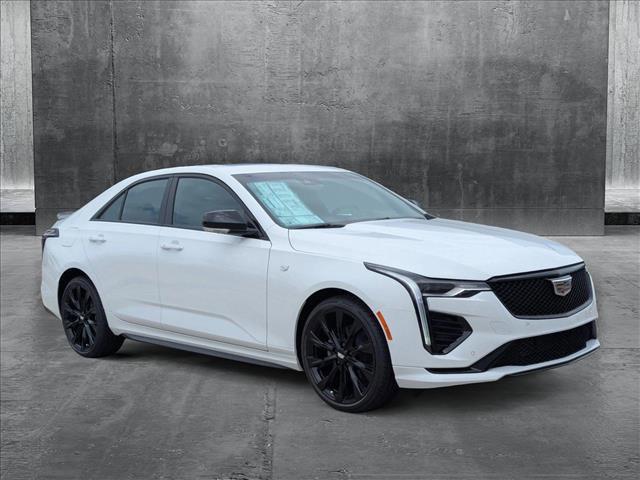 new 2025 Cadillac CT4 car, priced at $50,635