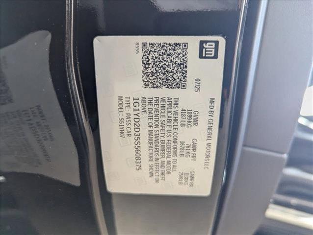 new 2025 Chevrolet Corvette car, priced at $120,670