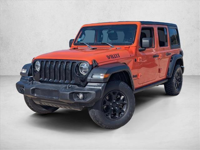used 2020 Jeep Wrangler Unlimited car, priced at $16,906