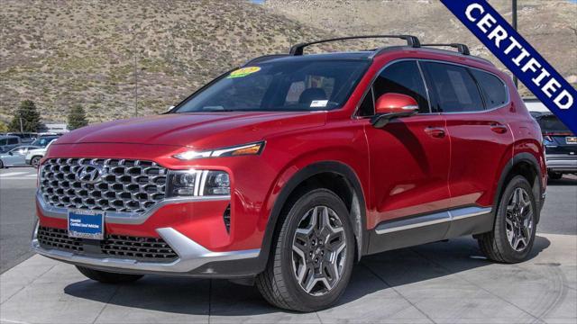 used 2021 Hyundai Santa Fe car, priced at $25,850