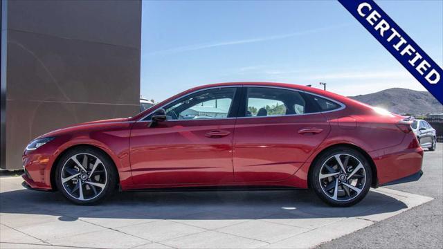 used 2022 Hyundai Sonata car, priced at $22,950