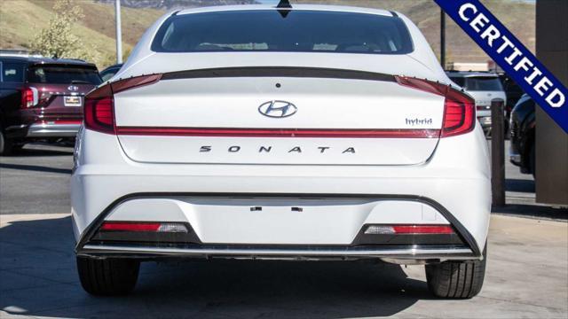 used 2023 Hyundai Sonata Hybrid car, priced at $26,950
