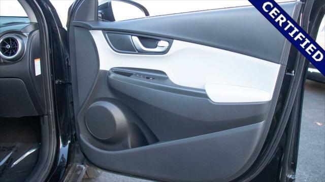 used 2023 Hyundai Kona EV car, priced at $23,450