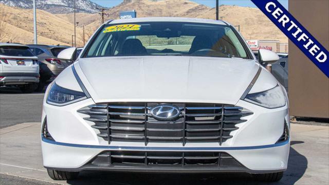 used 2021 Hyundai Sonata car, priced at $17,450