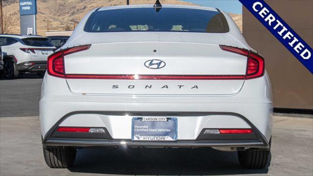 used 2021 Hyundai Sonata car, priced at $17,450