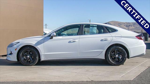 used 2021 Hyundai Sonata car, priced at $17,450