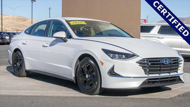 used 2021 Hyundai Sonata car, priced at $17,450