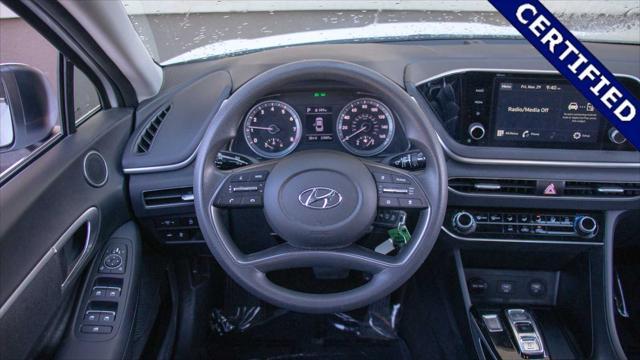 used 2021 Hyundai Sonata car, priced at $17,450