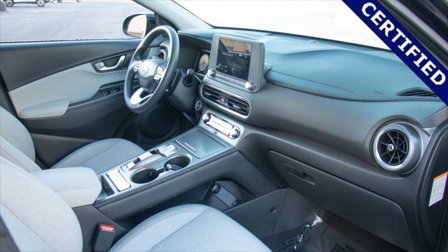 used 2023 Hyundai Kona EV car, priced at $20,045