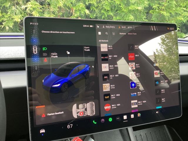 used 2025 Tesla Model 3 car, priced at $34,981