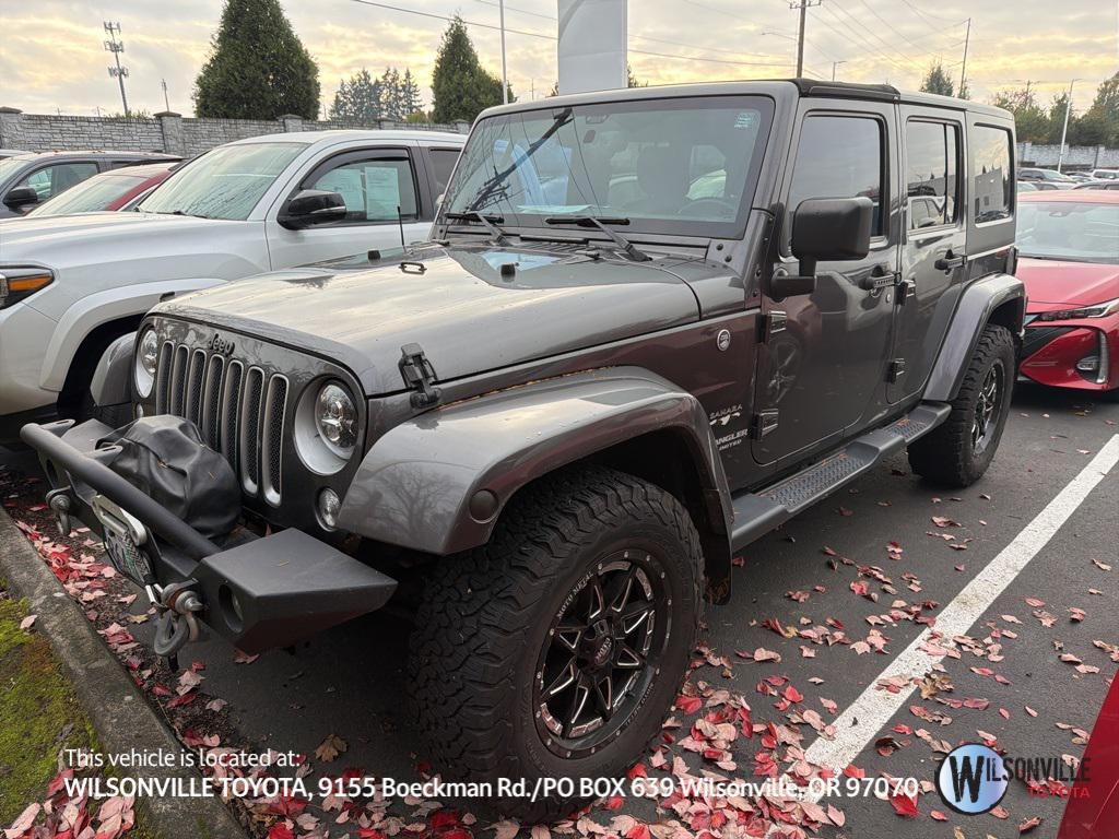 used 2016 Jeep Wrangler Unlimited car, priced at $21,981