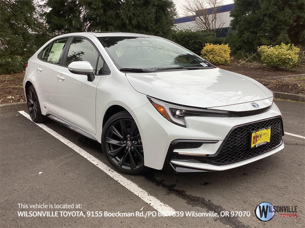 new 2025 Toyota Corolla Hybrid car, priced at $32,092