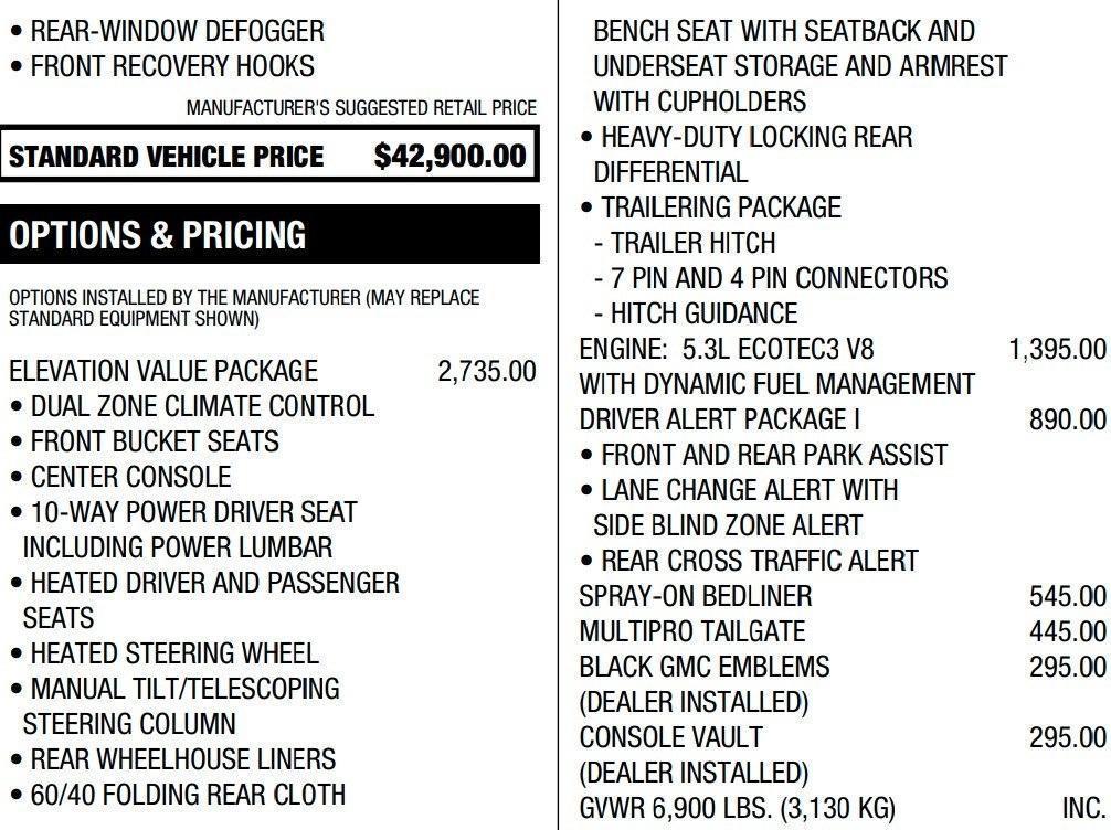 used 2020 GMC Sierra 1500 car, priced at $29,995