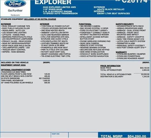 used 2020 Ford Explorer car, priced at $27,995