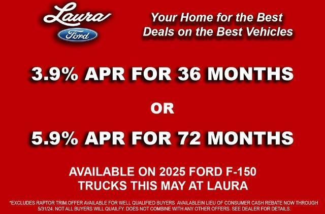 new 2025 Ford F-150 car, priced at $54,588
