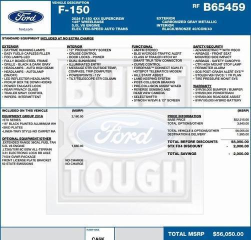 new 2024 Ford F-150 car, priced at $46,171