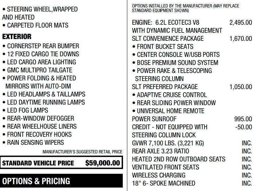 used 2023 GMC Sierra 1500 car, priced at $38,995