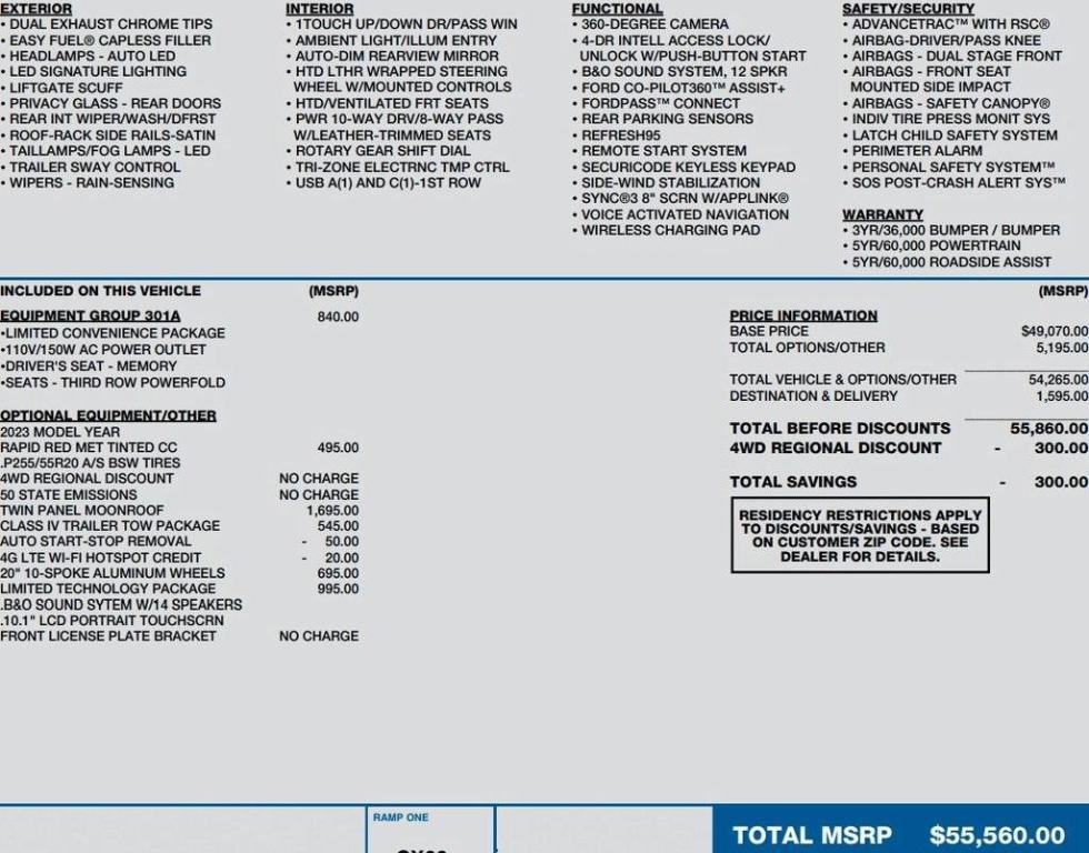 used 2023 Ford Explorer car, priced at $35,495