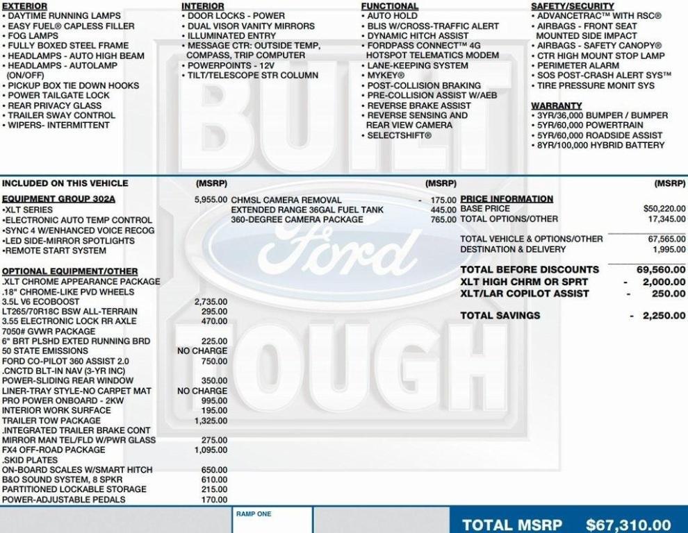 used 2023 Ford F-150 car, priced at $39,995