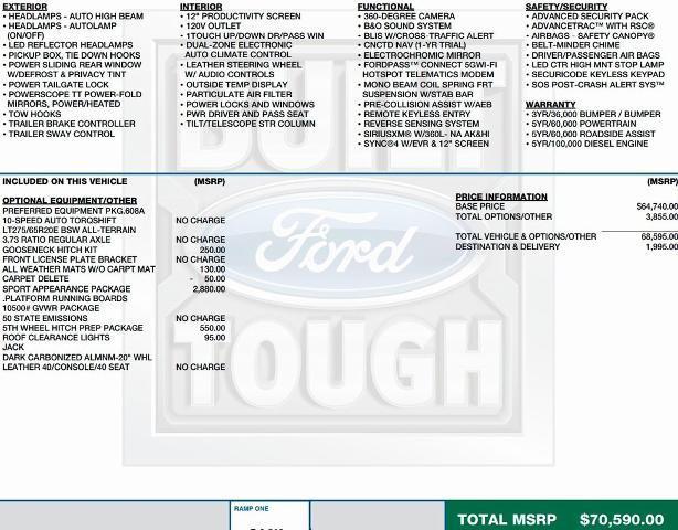 used 2024 Ford F-250 car, priced at $65,995