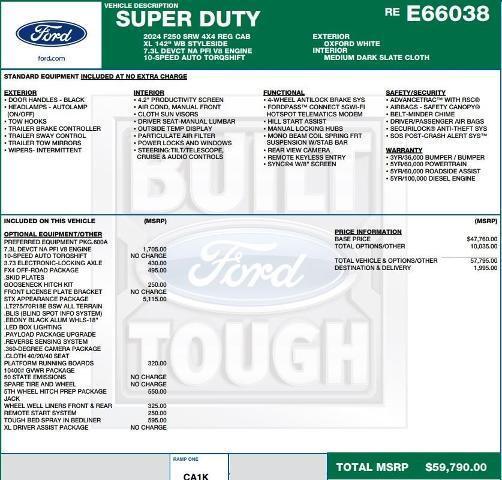 used 2024 Ford F-250 car, priced at $47,995