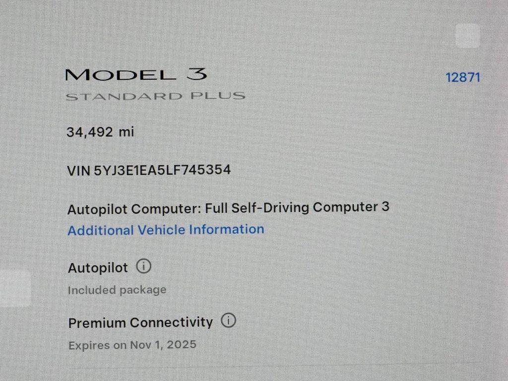 used 2020 Tesla Model 3 car, priced at $23,650